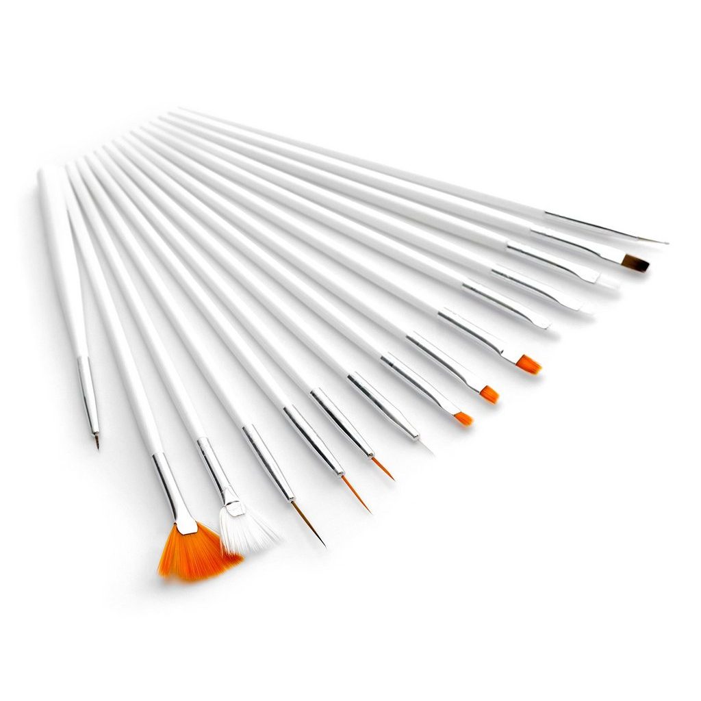 MYBEAUTYWORLD24 Nailart-Pinsel Set 15tlg.